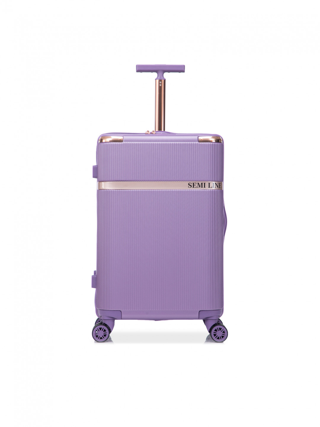 Semi Line Velký kufr T5916-4 Fialová